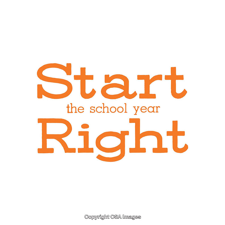 Motivational Phrase Encouraging a Positive Start to the School Year