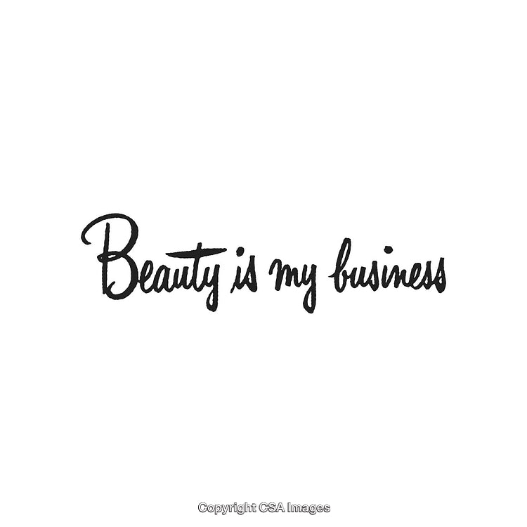 Elegant Handwritten Message Highlighting Passion for Beauty and Excellence