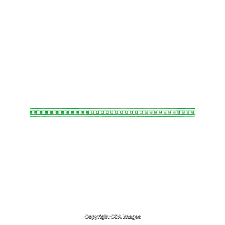 Minimal Green and White Linear Pattern on White Background