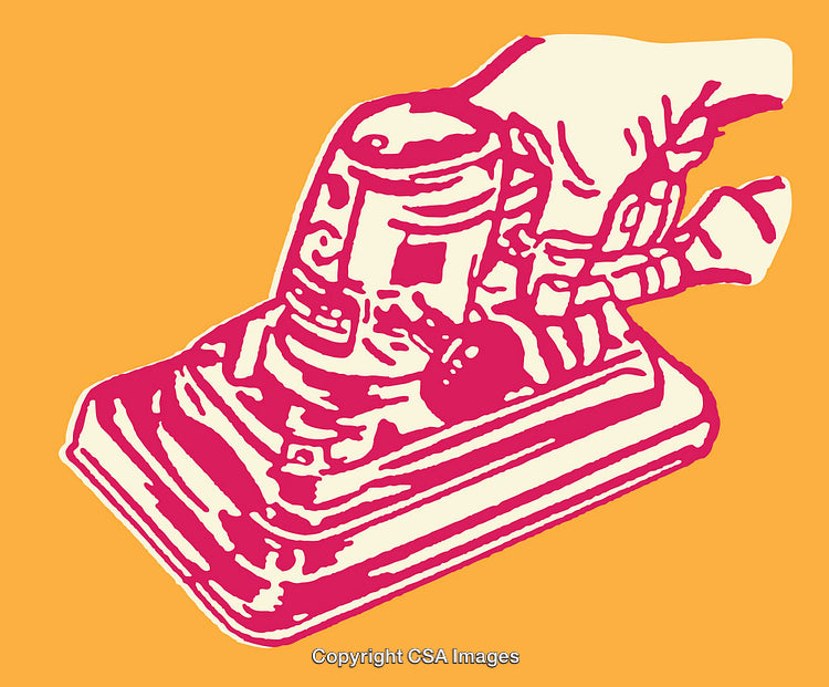 Vibrant Pop Art Illustration of a Vintage Object with Retro Design