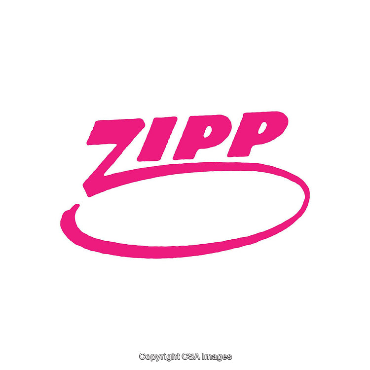 Bold Pink Text Logo with Circular Design Element on White Background