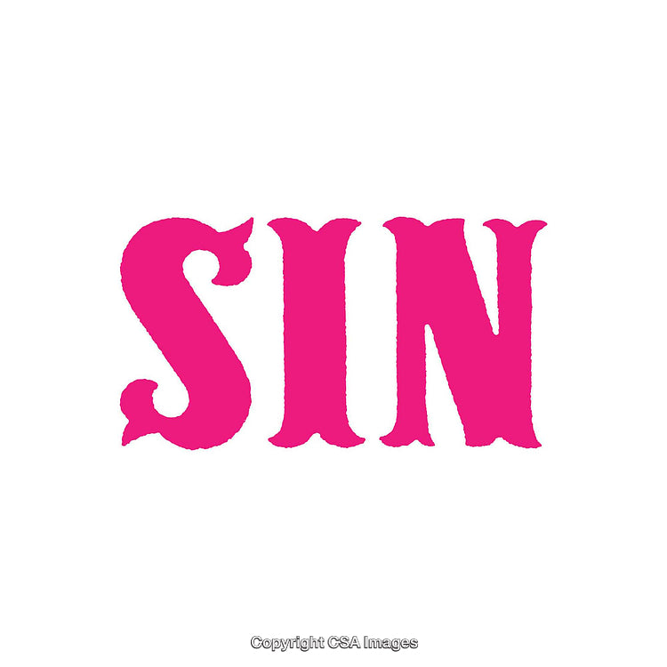Bright Pink Text on White Background with Bold Casual Typeface