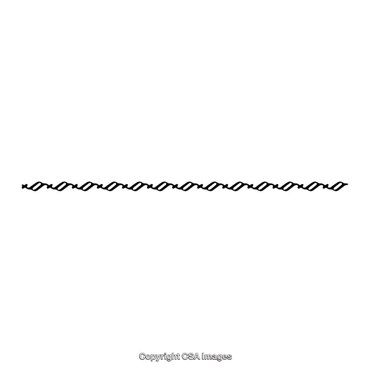 Black and White Repeating Border With Abstract Pattern Design