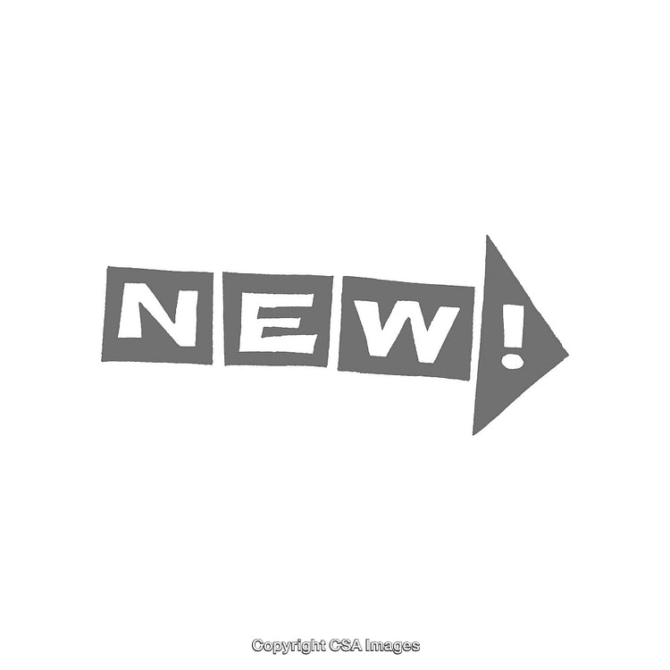 Bold Monochrome New Sign with Pointed Arrow Design
