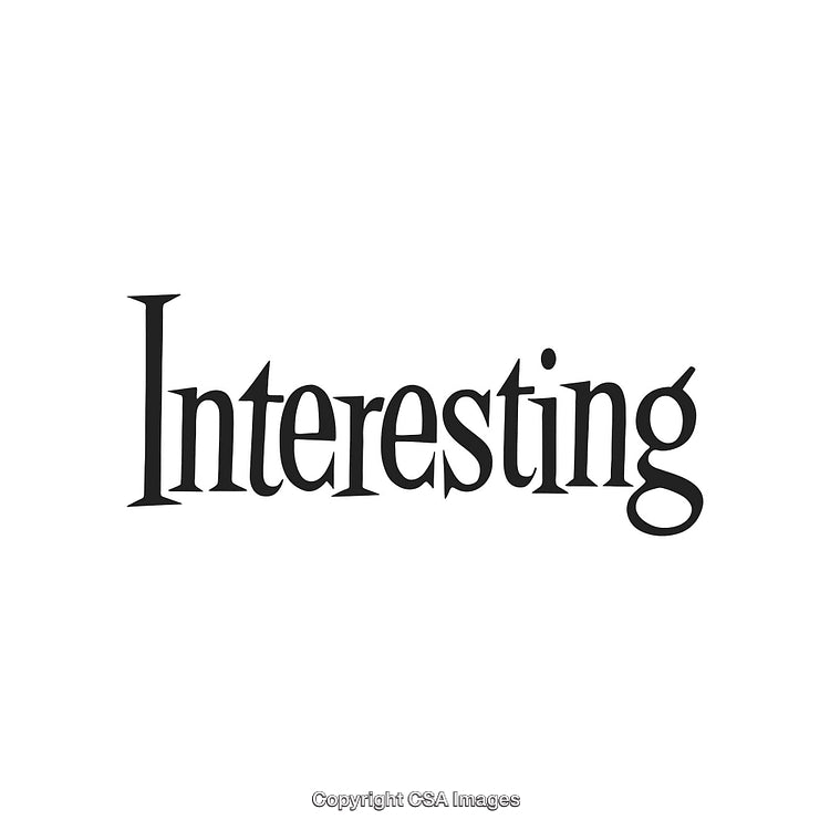 Single Stylish Word Showcasing Typography in Elegant Serif Script Design