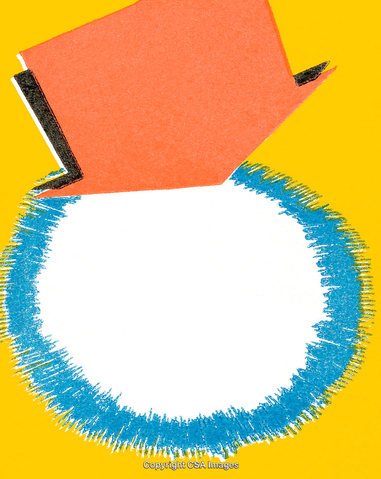 Abstract Illustration Featuring Bright Colors and Geometric Shapes