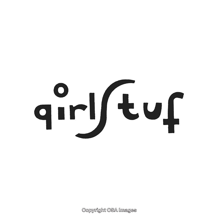 Stylized Black and White Text Logo with Unique Design Elements
