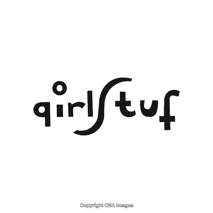 Stylized Black and White Text Logo with Unique Design Elements