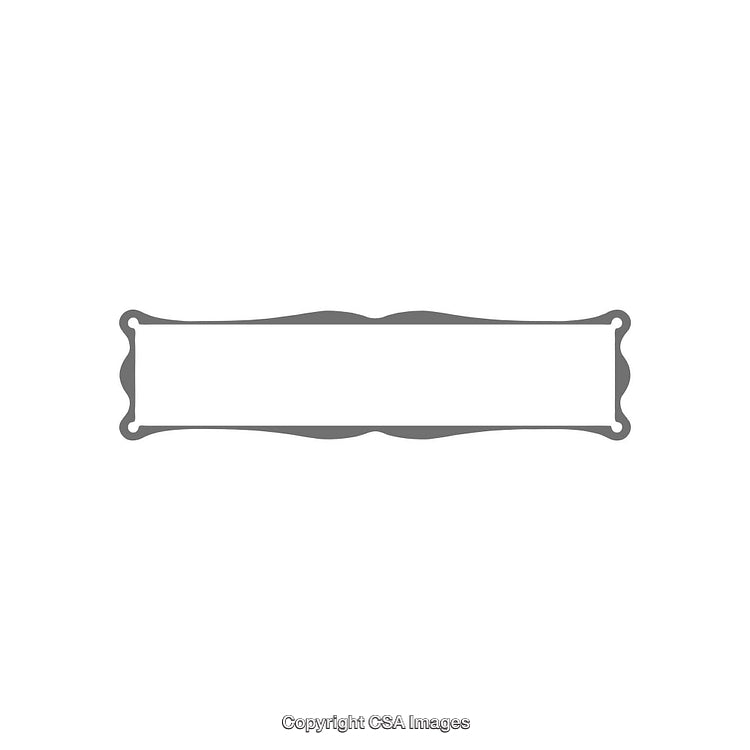 Elegant Gray Frame Template With Blank Center for Customizable Text