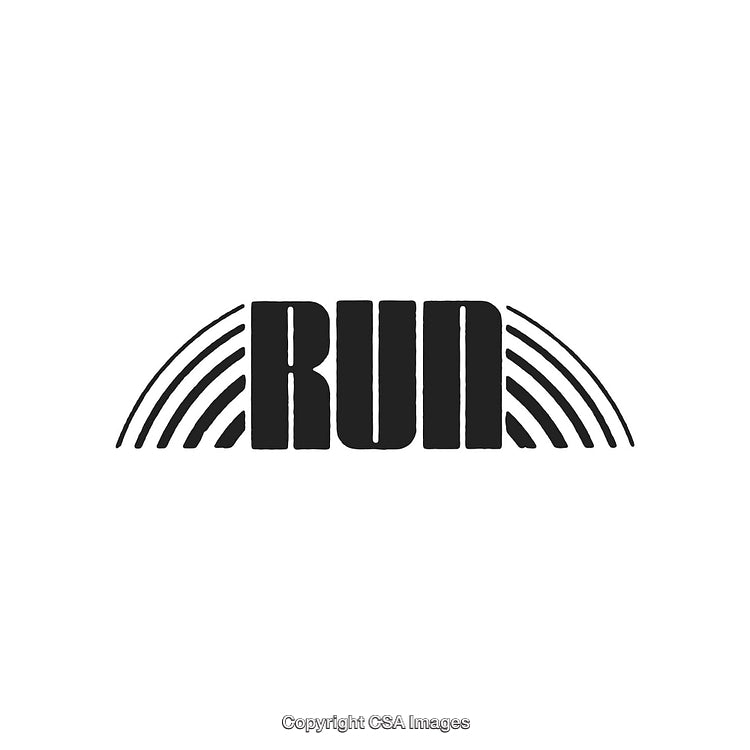 Black and White Illustration Featuring Bold Text and Minimalist Graphic