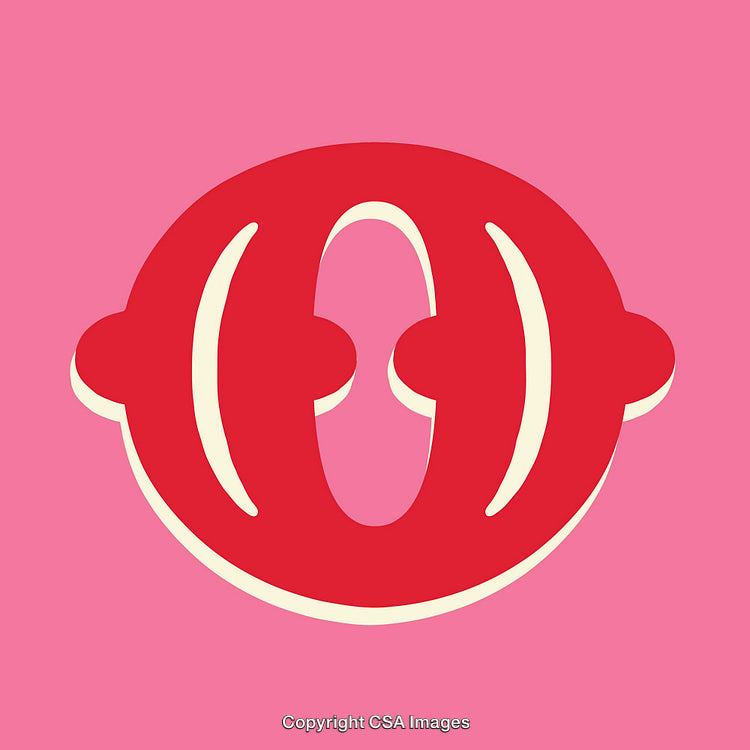 Abstract Visualization of the Letter O With Vibrant Colors for Art Concepts