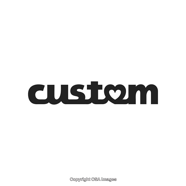 Bold Custom Typography Logo with a Heart Design Theme