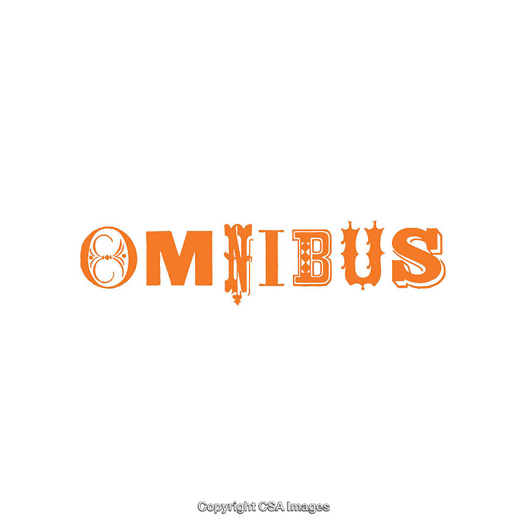 Orange Typographic Artwork with Unique Font Styles and Design Elements