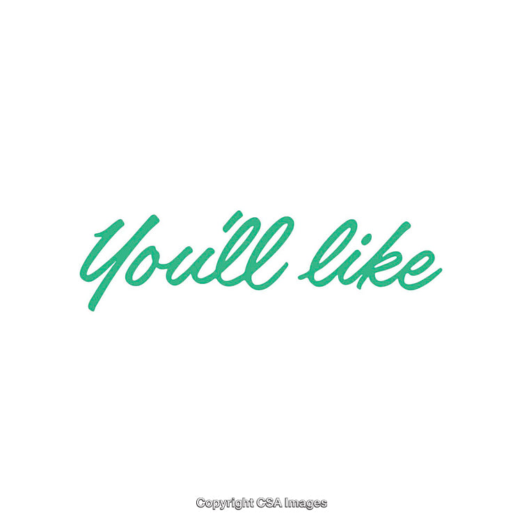 Simple Green Script Text on a White Background Promoting Positivity