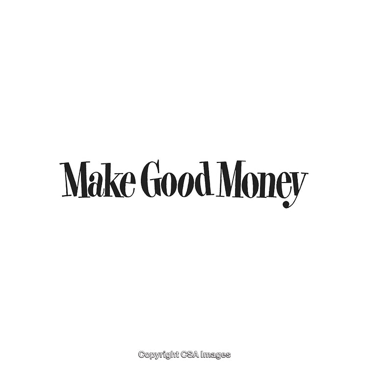 Inspirational Typography Design Highlighting Financial Success and Positive Motivation