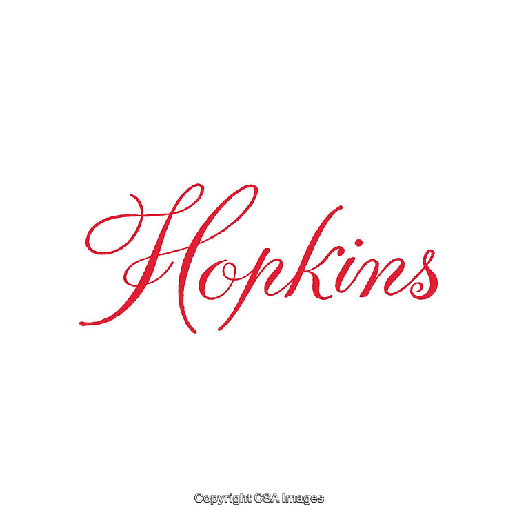 Elegant Red Lettering with Calligraphic Font on White Background