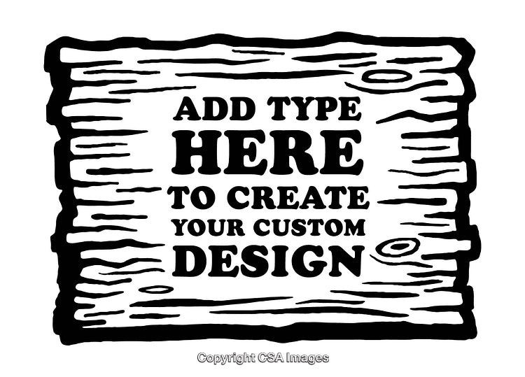 Wood Sign Design Format