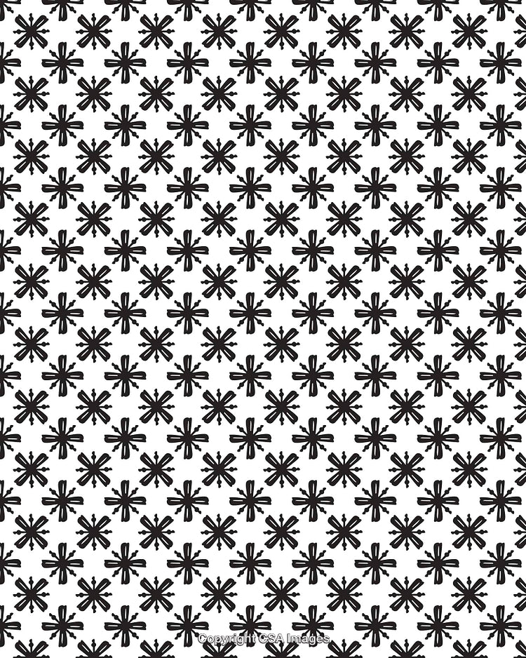 Seamless Black and White Abstract Geometric Pattern Background