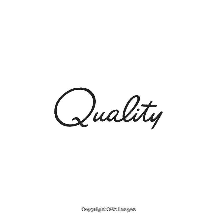 Elegant Illustration Emphasizing Quality with Simple Handwritten Font