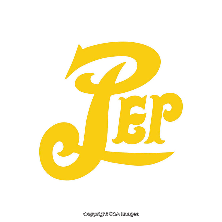 Retro-Styled Yellow Decorative Typography on a White Background