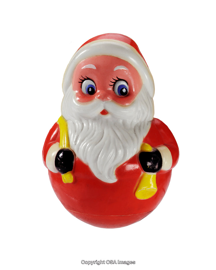 Colorful Plastic Santa Claus Toy in Christmas Theme