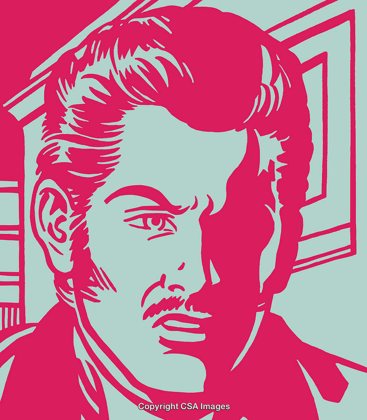 Vibrant Pop Art Expression With Bold Colors and 1950s Influence