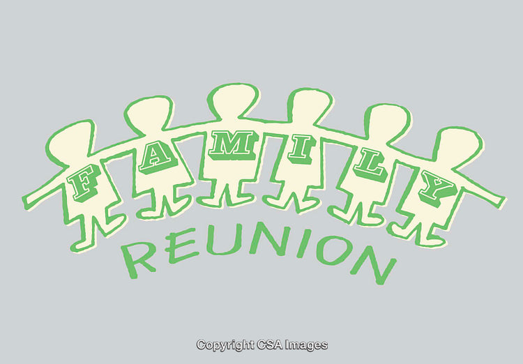 Illustration of Unity at a Family Reunion in Artistic Style