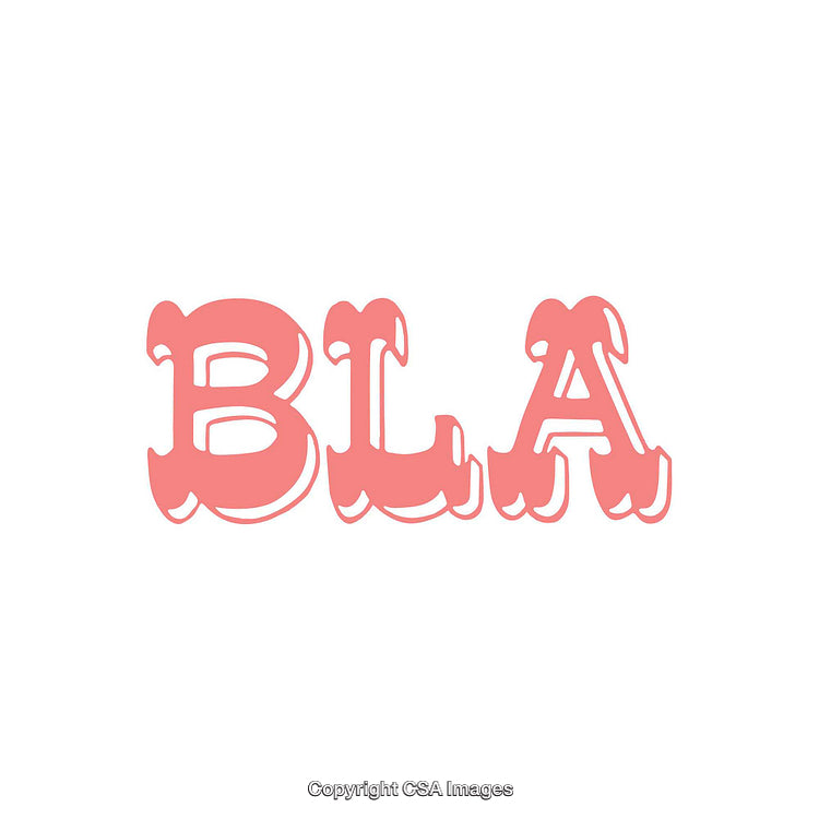 Minimalist Pink Decorative Typography On Clean White Background
