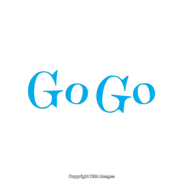 Elegant Blue Text Design Featuring Bold Typeface on White Background
