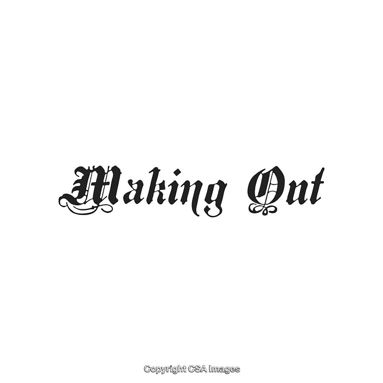 Elegant Black Lettering Design With Decorative Font Styling on a White Background