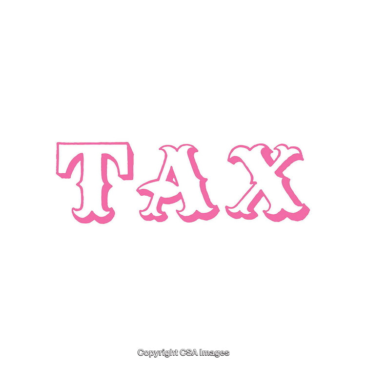 Pink Vintage-Style Text Graphic on White Background