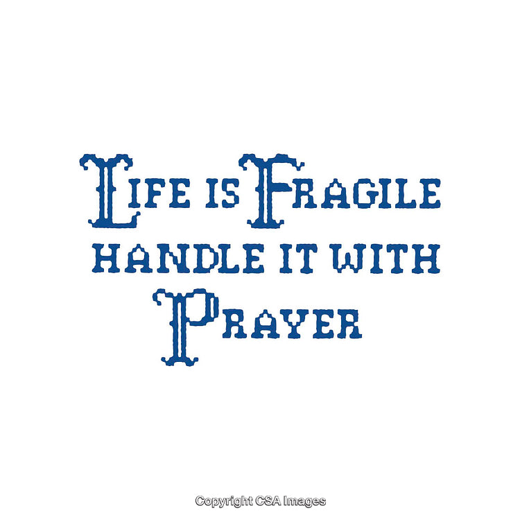 Inspirational Typography Artwork with Spiritual Text in Elegant Blue Font Design