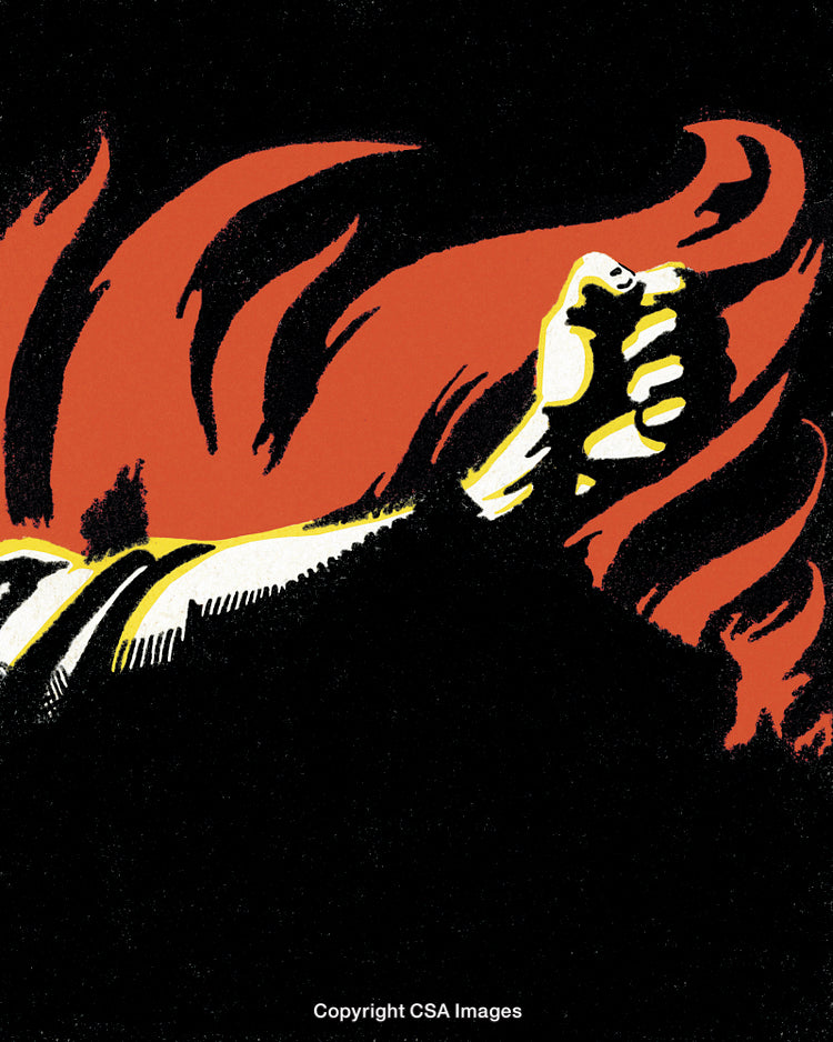 Flames and Fist
