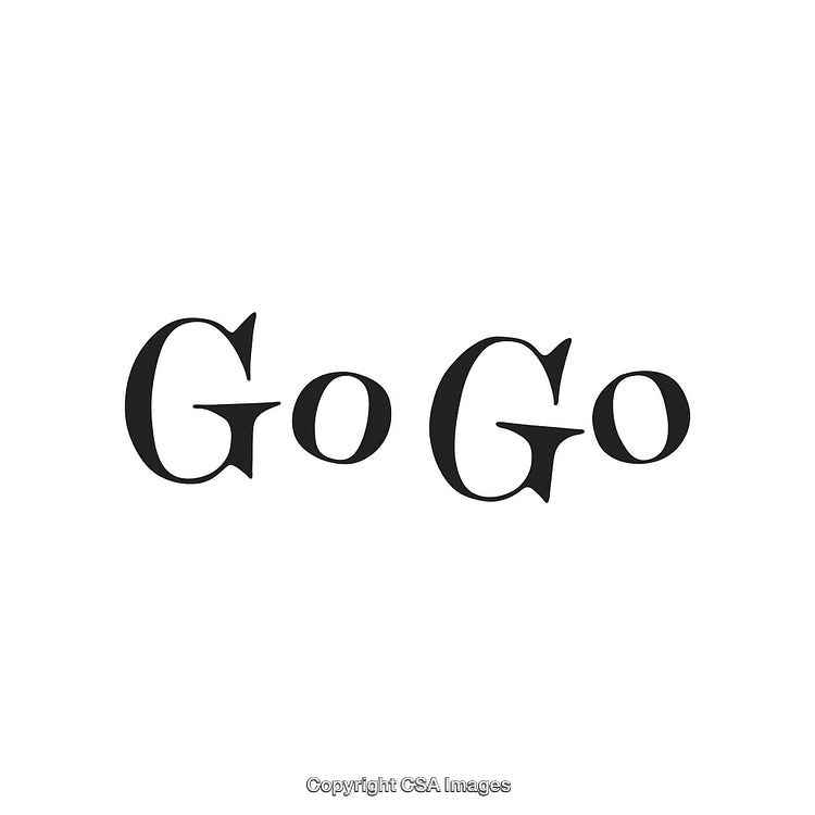 Elegant Typography Design Featuring Decorative Black Letters on White Background