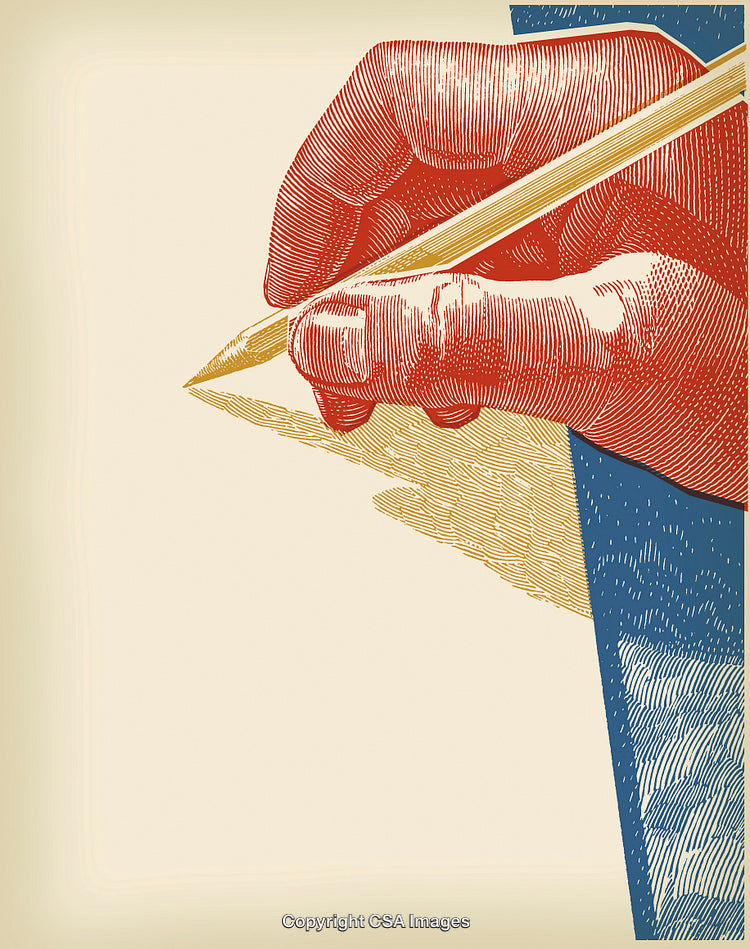 Hand Writing on Paper