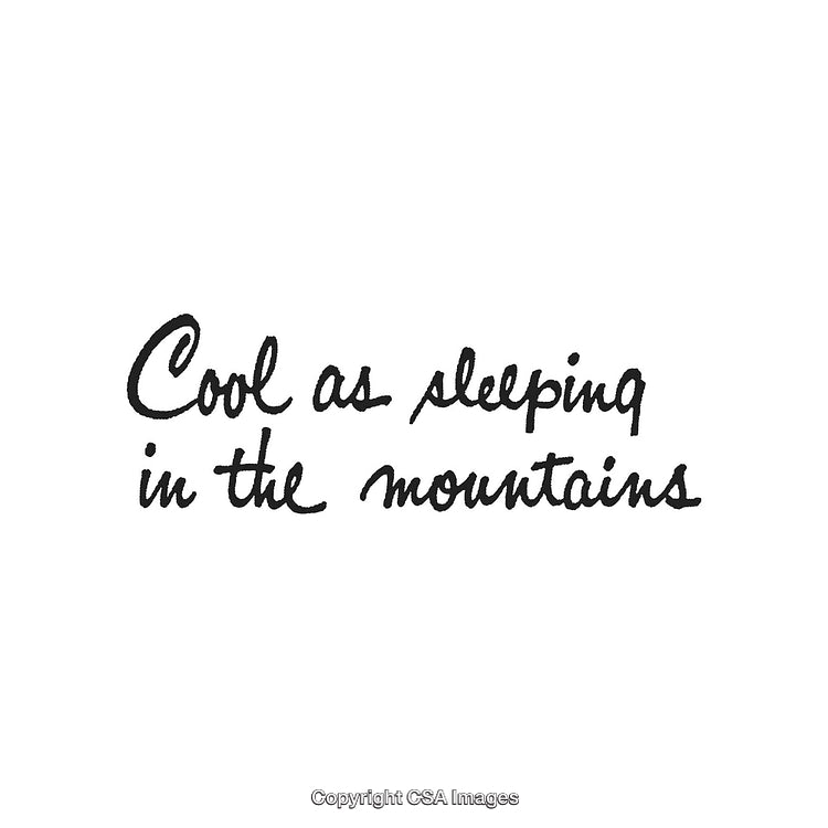 Inspirational Handwritten Quote Depicting Tranquility and Nature's Serenity