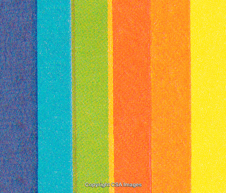 Vivid Vertical Stripes in Rainbow Colors with Textured Pattern