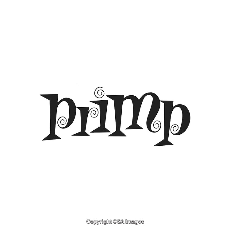 Stylized Black Text Logo Design with Decorative Lettering Details