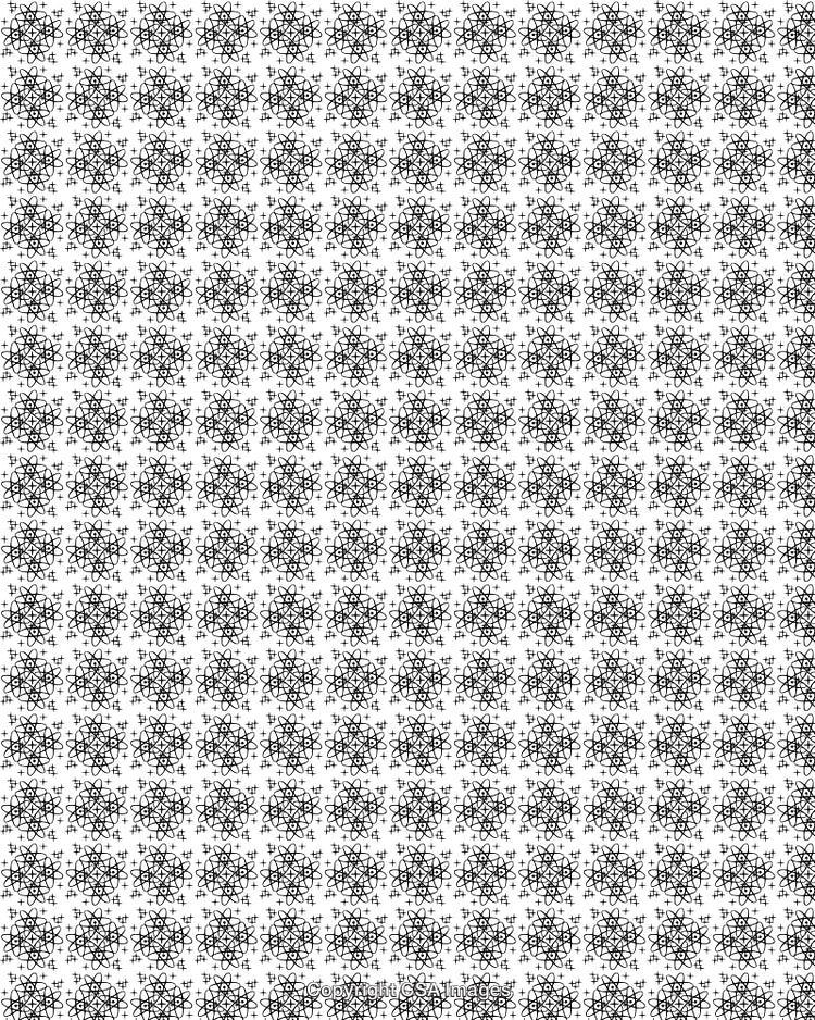 Geometric Black and White Pattern for Background and Design Usage