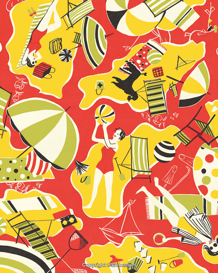 Fun at the Beach Pattern