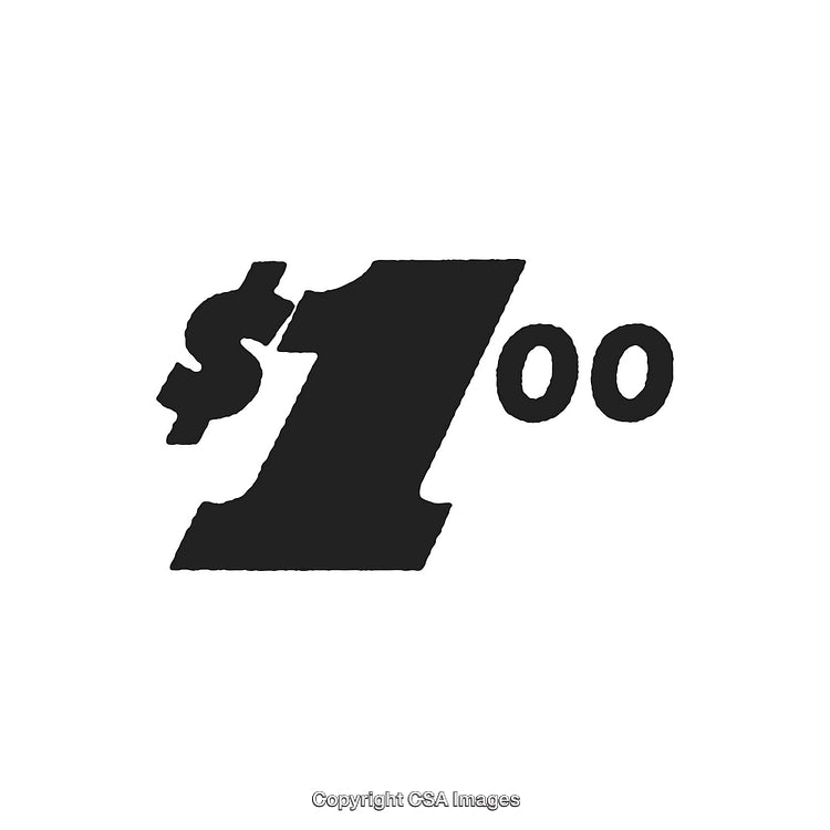 Bold Black Dollar Sign Illustration Representing Financial or Monetary Value Concept