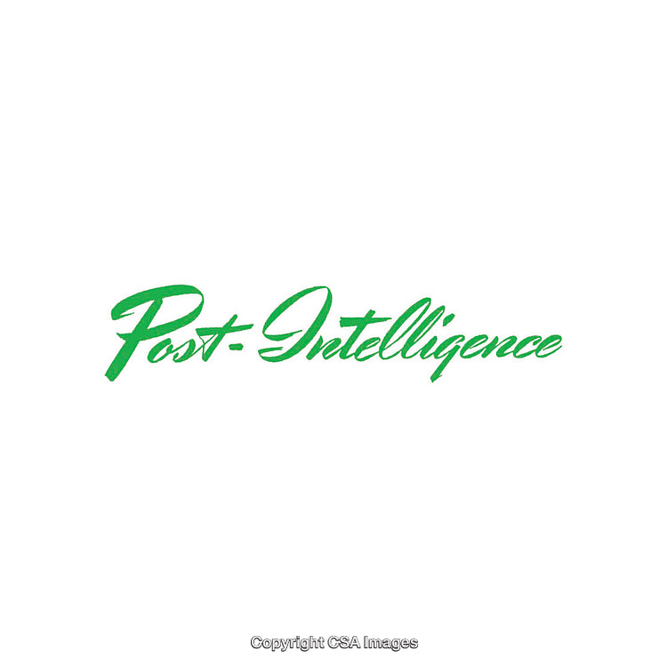 Elegant Green Logo Design Featuring Post-Intelligence in Script Typeface