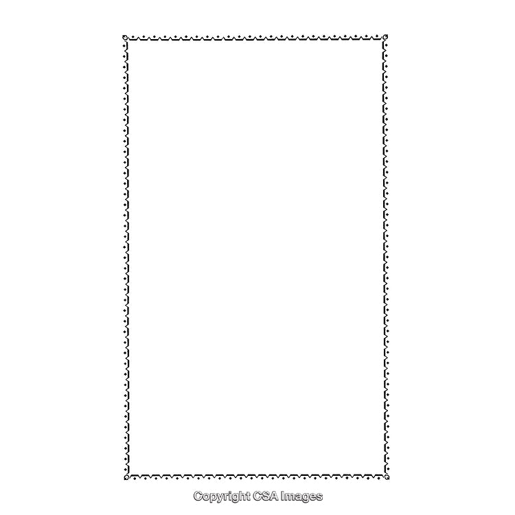 Elegant Black And White Decorative Border Design for Versatile Applications