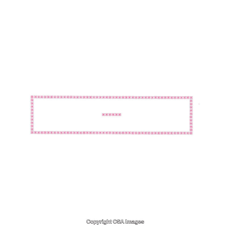 Abstract Visual Concept Featuring Delicate Pink Pattern Against White Background