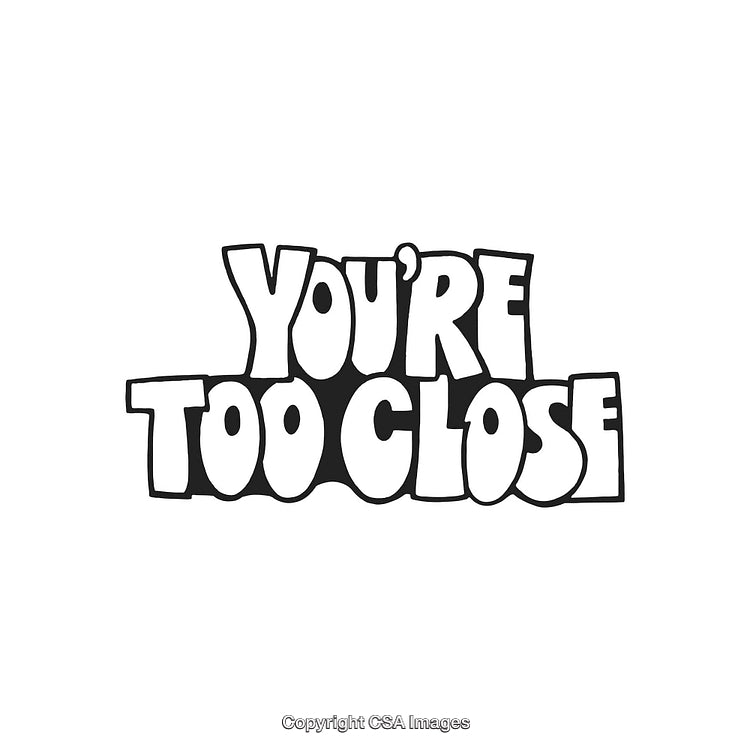 Bold Black and White Text Design with Fun Typography Message