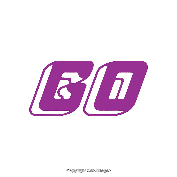 Dynamic Purple Logo Design with Modern and Geometric Elements