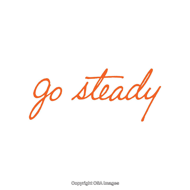 Motivational Handwritten Inspirational Quote with Orange Text on White Background