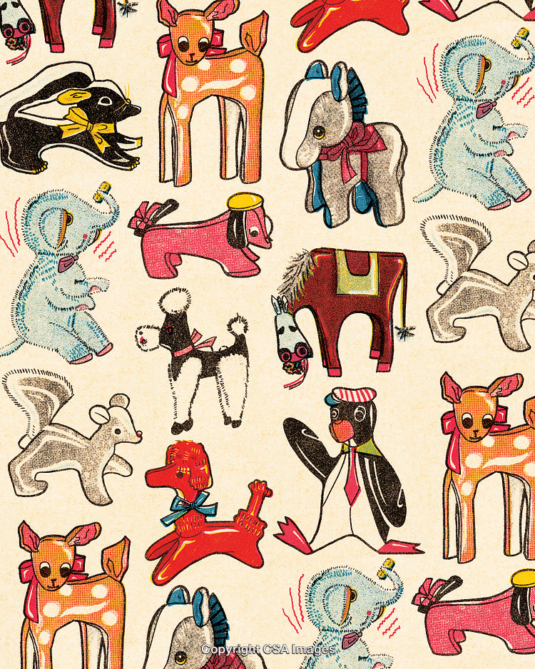 Blowup Animals Pattern
