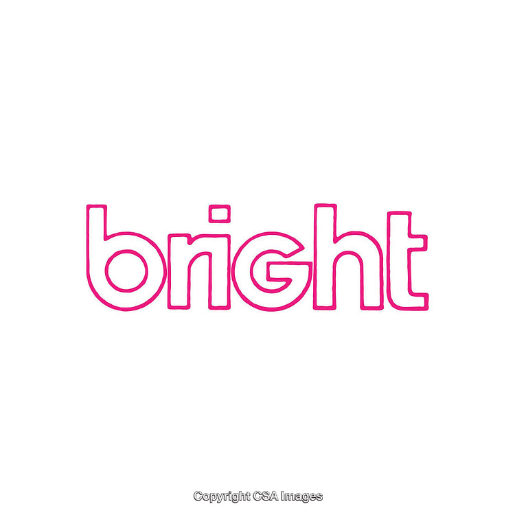 Stylized Bright Pink Text Design with Modern Font on White Background