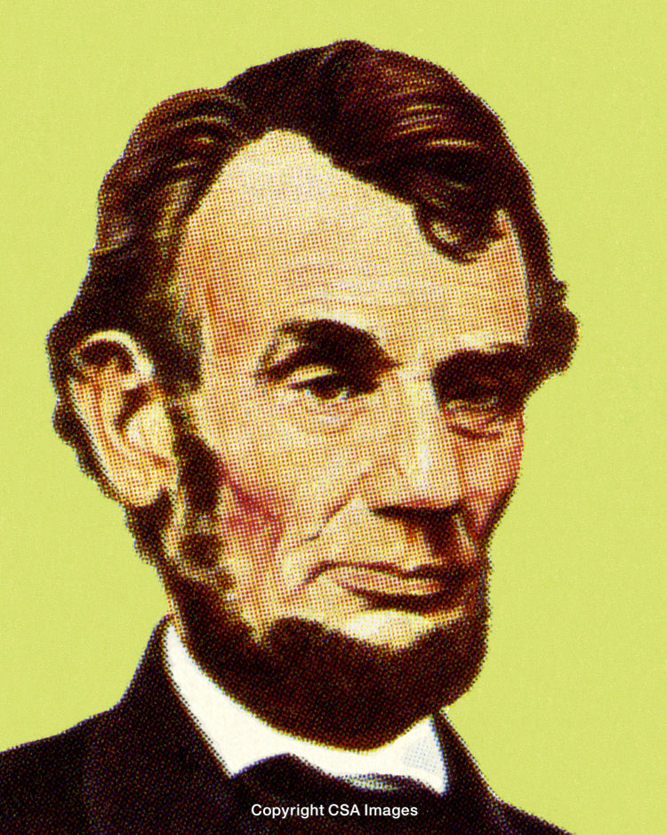 Vintage Portrait of a Distinguished Historical Figure with Artistic Style